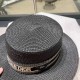 Dior Dior new straw hat, sun hat, flat cap, head circumference 57cm