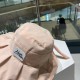 DIOR Dior fisherman hat female summer new large brim cover the whole face vinyl sun hat sunscreen sun hat UV sun hat children