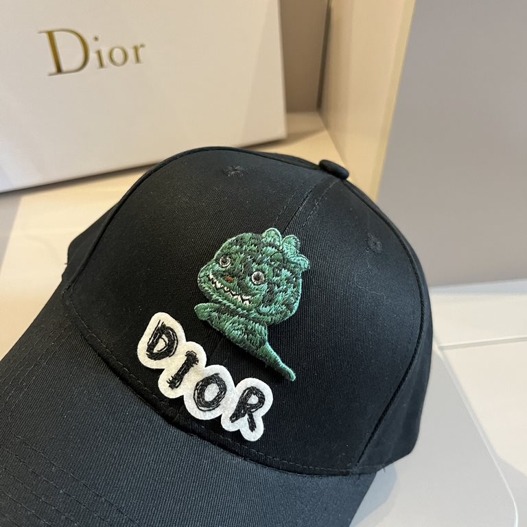 ￥Dior Dior Duck Tongue Cap, Men's and Women's Baseball Cap, Head Circumference 57cm