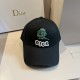 ￥Dior Dior Duck Tongue Cap, Men's and Women's Baseball Cap, Head Circumference 57cm