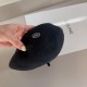 ￥Dior Dior fall and winter new beret, 100% wool fabric % head circumference 57cm