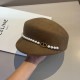 ￥Dior Dior fall and winter new duck tongue military cap, 100% wool, head circumference 57cm