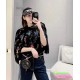 Dior Dior   D family new old flower webbing embroidery letters floral hollow cap. Sun hat duck tongue cap landscape painting, summer outing must-have