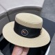 Dior Dior straw hat, celebrity style sun hat, made of fine straw, foldable, head circumference 57cm