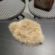 Dior Dior imitation fur mink hair hat women's fall and winter plush fisherman hat khaki senior show face small warm ear protection thunderbolt hat