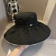 ￥Dior Dior 2024 spring and summer new sun hat, UV protection design, shell edge design, foldable, head circumference 57cm