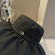 ￥Dior Dior 2024 spring and summer new sun hat, UV protection design, shell edge design, foldable, head circumference 57cm