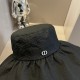 ￥Dior Dior 2024 spring and summer new sun hat, UV protection design, shell edge design, foldable, head circumference 57cm