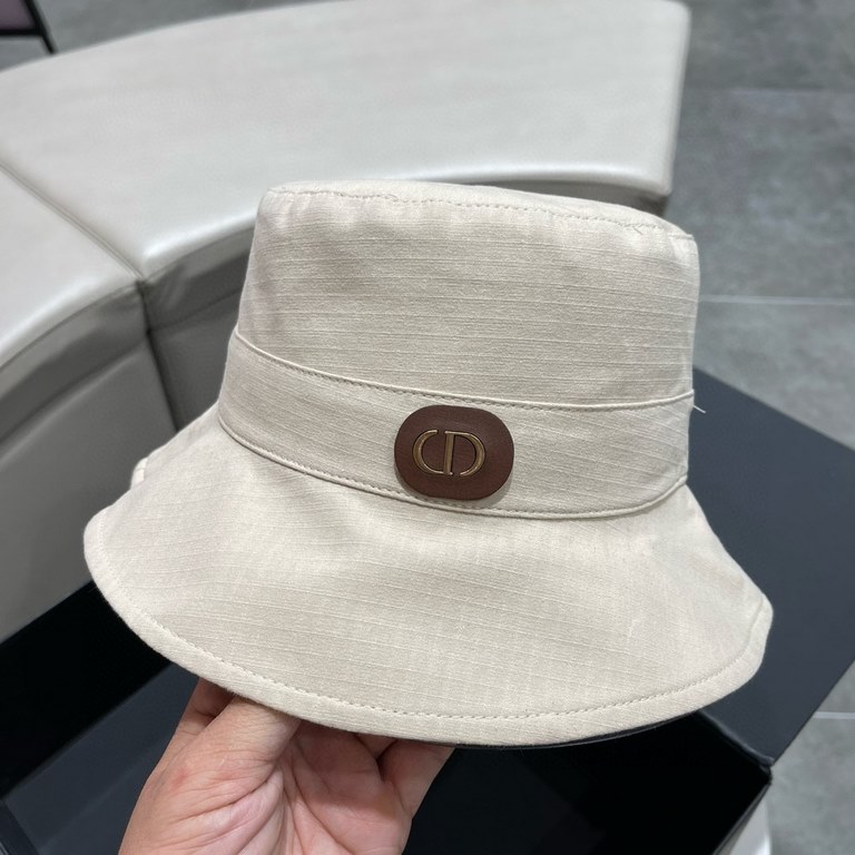 Dior Dior 23 Spring and Autumn Fisherman's Hat, Casual Bucket Hat, Versatile Model, Head Circumference 57, cm