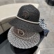 Dior Dior straw hat, sun hat, celebrity temperament model, head circumference 57cm