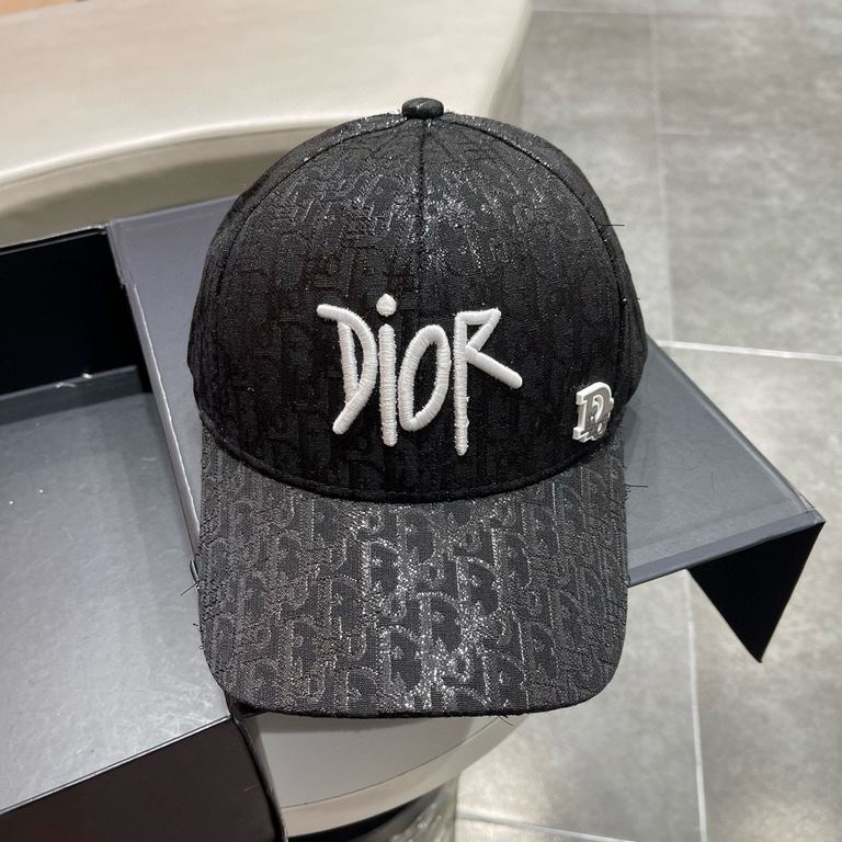 DIOR Dior 2023 new men's and women's baseball caps, new shipments, big name models are super good with, hurry to get!