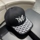 [DIOR Dior] 2023 spring and summer new walk simple baseball cap  , new shipments, big models super good with, hurry to get!