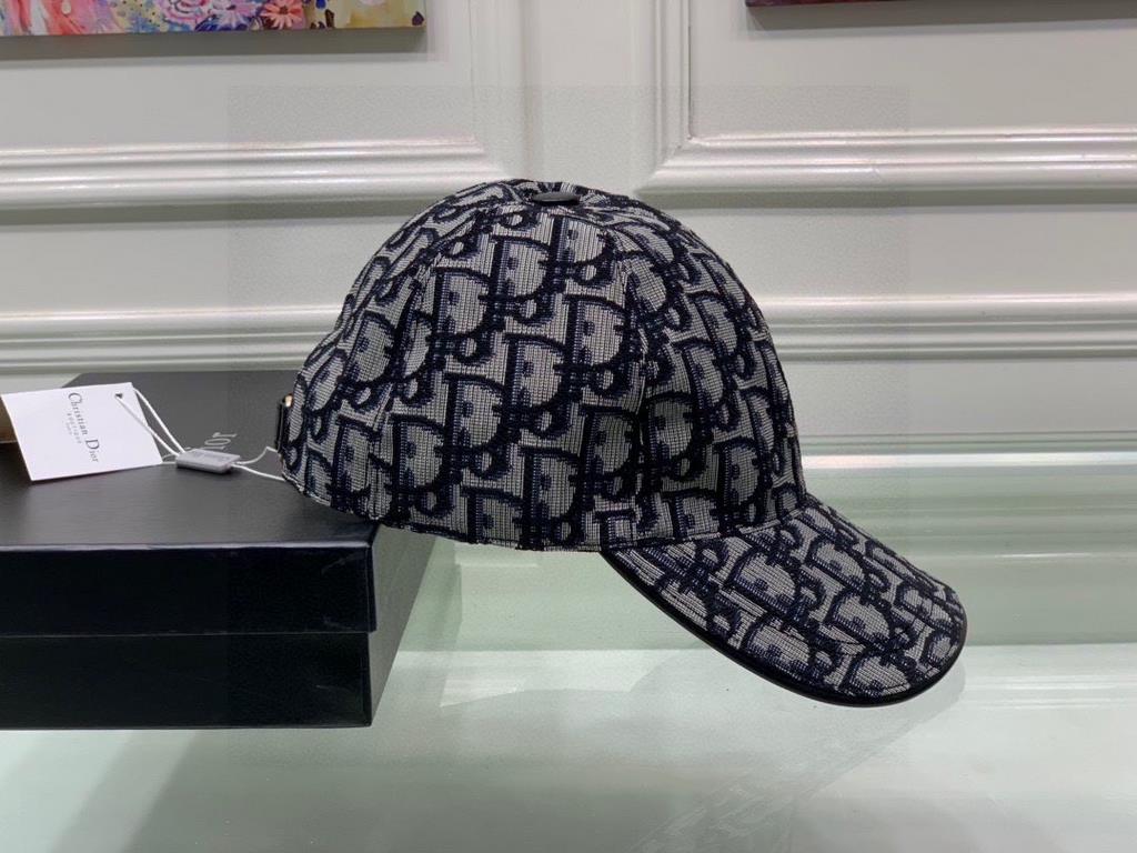 Dior baseball cap, Dior old flowerWith box cloth bag, Dior (Dior) new original single baseball cap, Dior old flower, retro flavor, counter out-of-stock popular, 11 open mold customized, original canvas material   head la