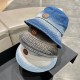 Dior Dior 2023 spring and summer new Japanese design sense cowboy fisherman hat children sweet summer Korean version of the hundred tide breathable sunshade show face small basin cap