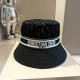 ￥Dior Dior SpringSummer Fisherman's hat, head circumference 57cm, unisex