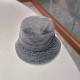 DIOR Dior fisherman hat women show face small 2023 new washed and old Harajuku style sunshade basin hat summer sunscreen hat