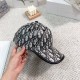 Dior (Dior) new original single baseball cap, Dior old flower, retro flavor, counter out of stock popular, 11 open mold ordering, the original canvas material   head layer cowhide, cotton lining, lightweight and breathab