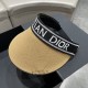 [DIOR Dior] 2023 spring and summer new explosive models counter synchronization counter models sun hat hollow cap, super convenient! Good ride! Out on the street must have