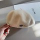 ￥Dior Dior fall and winter new beret, 100% wool fabric % head circumference 57cm