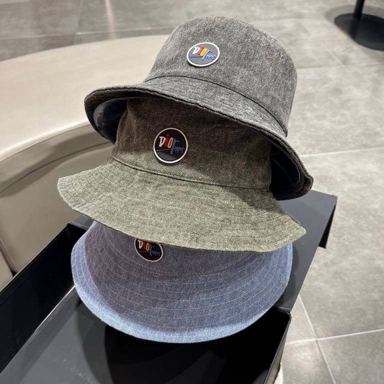 [DIOR Dior] 2023 new vacation style casual style large brim fisherman's hat, big model super good with, hurry up to get!