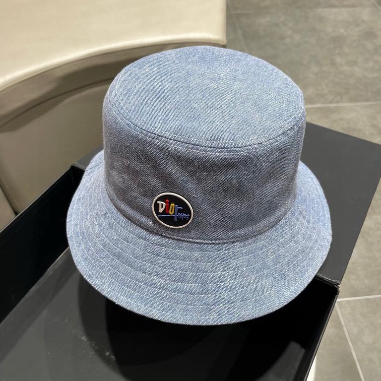 [DIOR Dior] 2023 new vacation style casual style large brim fisherman's hat, big model super good with, hurry up to get!