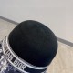 ￥Dior Dior 23 new fall and winter hat, tweed cap, 100% wool % head circumference 57cm