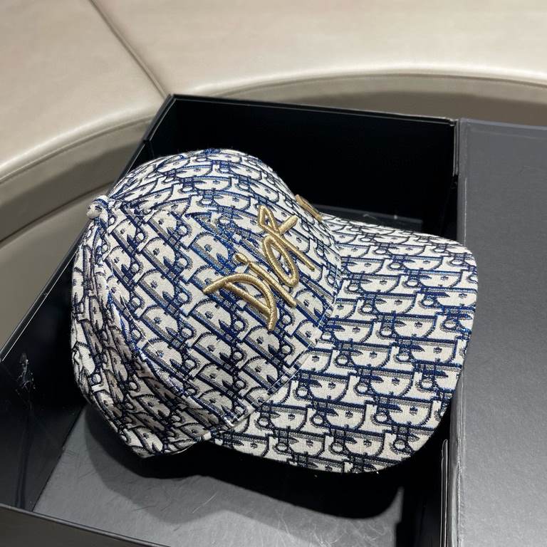 DIOR Dior 2023 new men's and women's baseball caps, new shipments, big name models are super good with, hurry to get!