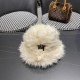 Dior Dior imitation fur mink hair hat women's fall and winter plush fisherman hat khaki senior show face small warm ear protection thunderbolt hat