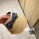 with dust bag [Dior Dior] 2023 new raffia pop sun hat hollow cap, big name shipment, super convenient! Good ride! Out on the street must