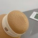 Dior Dior new straw hat, celebrity style bowler hat, head circumference 57cm