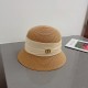 Dior Dior new straw hat, celebrity style bowler hat, head circumference 57cm