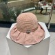 DIOR Dior vinyl sun hat women's UV shielding face show face small large brim beach fisherman hat foldable sun hat