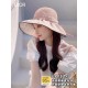 DIOR Dior vinyl sun hat women's UV shielding face show face small large brim beach fisherman hat foldable sun hat