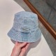 DIOR Dior fisherman hat women show face small 2023 new washed and old Harajuku style sunshade basin hat summer sunscreen hat