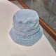 DIOR Dior fisherman hat women show face small 2023 new washed and old Harajuku style sunshade basin hat summer sunscreen hat