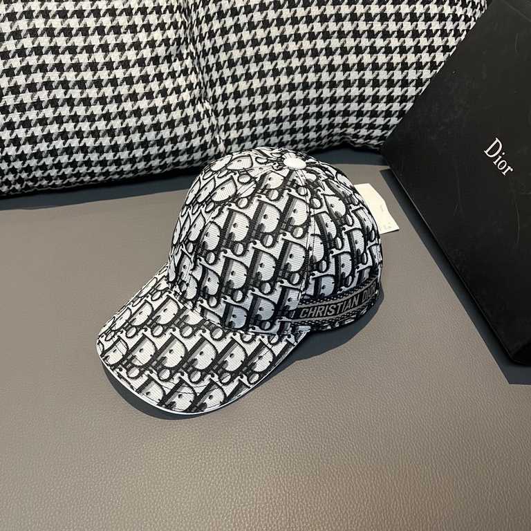 With box cloth bag, Dior (Dior) new original single baseball cap, Dior old flower, retro flavor, counter out of stock popular, 11 open mold customized, original canvas material   head layer cowhide, cotton lining, lightw