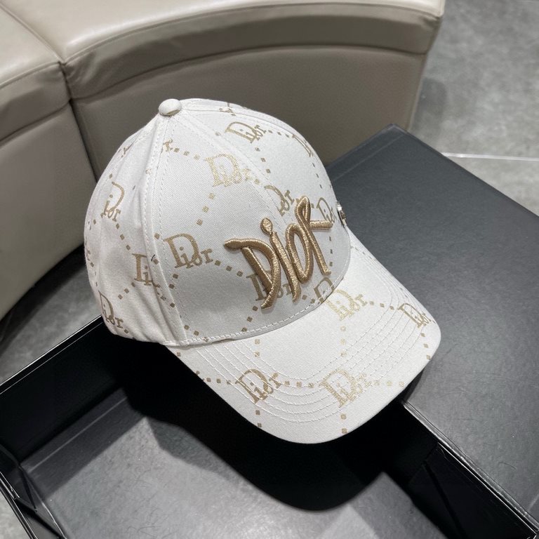 Dior Dior baseball cap   beautiful   simple atmosphere  fashionable and generous   low-profile luxury   sunscreen, fashionable both, versatile models     pro, hurry up to get it   you deserve to have! Adjustable size!