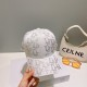 Dior Dior   high version of the shipment, full diamond logo baseball cap, a very classic classic, popular retro beauty, available in all seasons, out of the necessary, very show face small