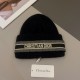 Special  Dior Dior   rabbit hair wool cap women's fall and winter Korean version of hundreds of Japanese warm knitted cap ins tide thickened ear protection cold hat