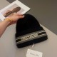 Special  Dior Dior   rabbit hair wool cap women's fall and winter Korean version of hundreds of Japanese warm knitted cap ins tide thickened ear protection cold hat