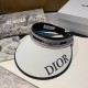 Dior Dior summer new sports style hair band hollow capSimple letters sports style, black and white color, fashionable and versatile