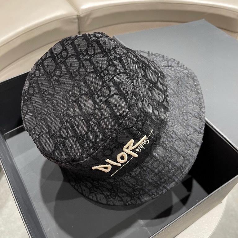 [DIOR Dior] 2023 summer new counter men and women models sunshade fisherman's hat, the big name shipment, super convenient! Good ride! Out on the street must have