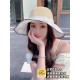 DIOR Dior vinyl sun hat women's UV shielding face show face small large brim beach fisherman hat foldable sun hat