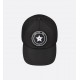 DIOR PARIS new baseball capA new staple accessory for this season, crafted in a black blend with black and white rubberized logo patches and a tonal adjustable strap and logo at the back, it can be paired with a wide ran