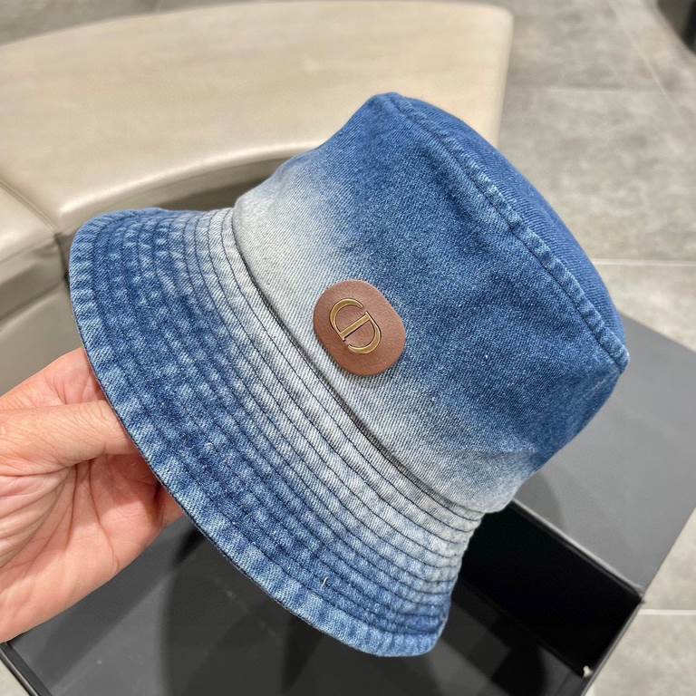 Dior Dior 2023 spring and summer new Japanese design sense cowboy fisherman hat children sweet summer Korean version of the hundred tide breathable sunshade show face small basin cap