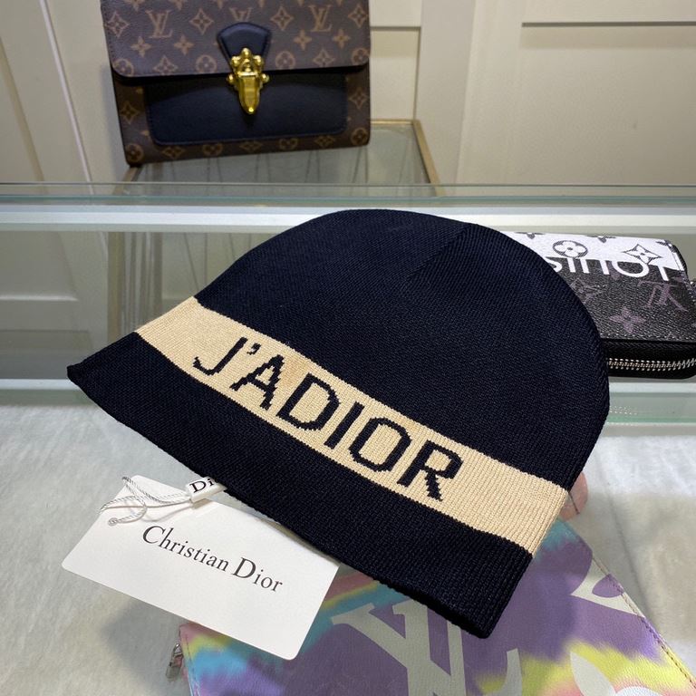 With dust bagDIOR Dior original single hat official website new love] [love] wool cashmere double-sided hat    positive and negative are the same Oh! Warm and stylish, simple and generous, more fashionable high-end atmos