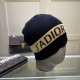 With dust bagDIOR Dior original single hat official website new love] [love] wool cashmere double-sided hat    positive and negative are the same Oh! Warm and stylish, simple and generous, more fashionable high-end atmos