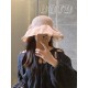 with dust bag [Dior Dior] 2023 spring and summer models of simple large-brimmed bow fisherman's hat, the big models are super good with the big brands, hurry to get it!