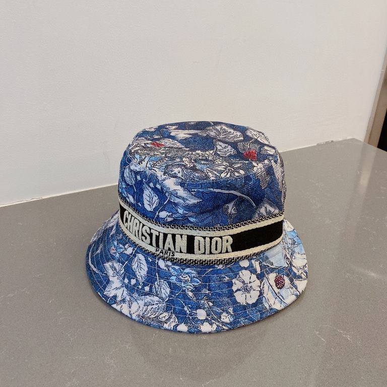 ￥Dior Dior 2022 early spring counter new fisherman hat, men and women, head circumference 57cm