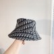 with dust bag [DIOR Dior] 2023 new counter models old flower fisherman's hat, out of the street essential super good with, hurry to get!